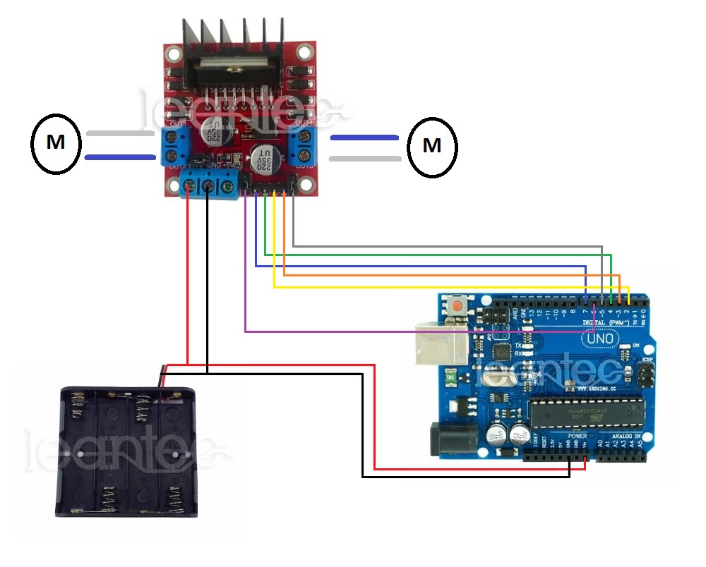 l298n arduino